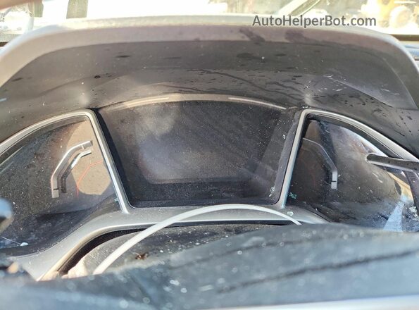 2HGFC2F88LH536724 2020 HONDA CIVIC White Vista del cuadro de instrumentos