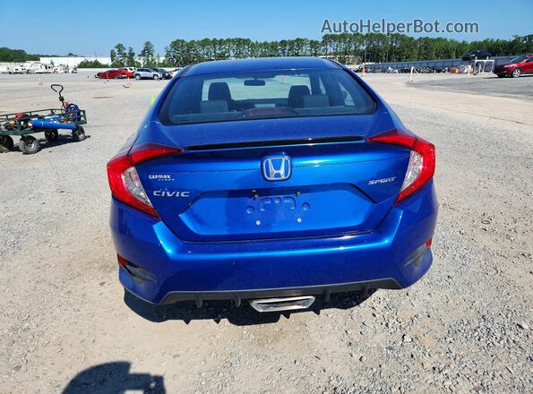 2HGFC2F88LH593490 2020 HONDA CIVIC Blue Հետևի տեսք