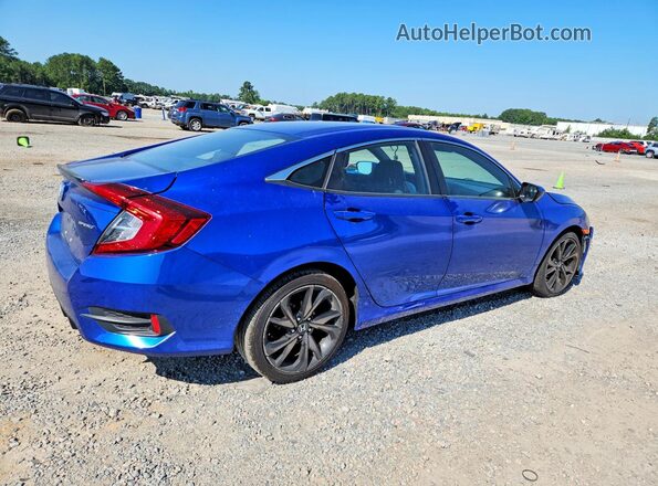 2HGFC2F88LH593490 2020 HONDA CIVIC Blue Հետևի աջ
