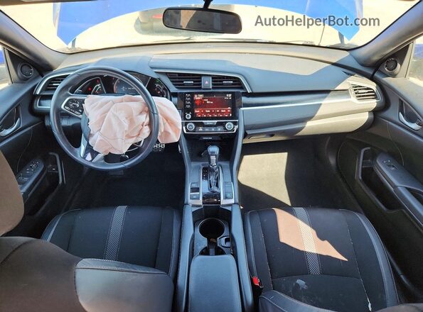 2HGFC2F88LH593490 2020 HONDA CIVIC Blue Առջևի վահանակի տեսք