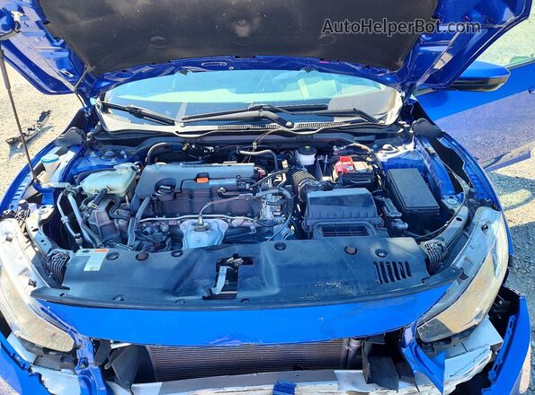 2HGFC2F88LH593490 2020 HONDA CIVIC Blue Սալոնի հետևի տեսք