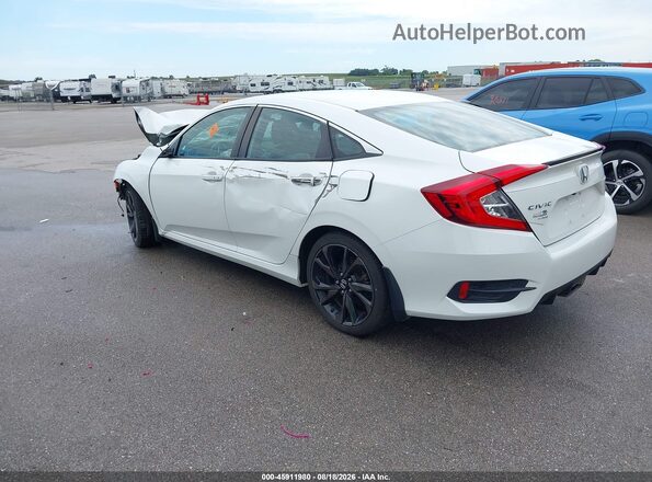 2HGFC2F88LH602088 2020 HONDA CIVIC White Задня ліва чверть
