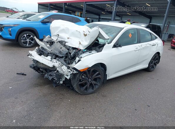 2HGFC2F88LH602088 2020 HONDA CIVIC White Передня ліва чверть