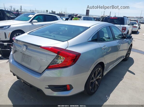 2HGFC2F88MH521142 2021 HONDA CIVIC Silver Հետևի աջ