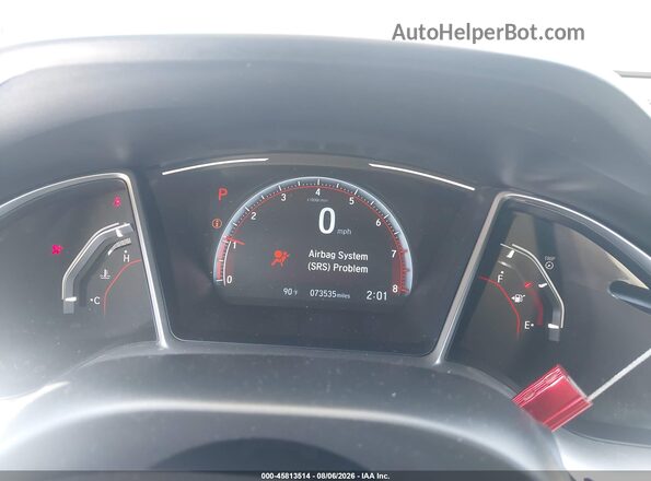 2HGFC2F88MH521142 2021 HONDA CIVIC Silver Հետևի նստատեղերի տեսք