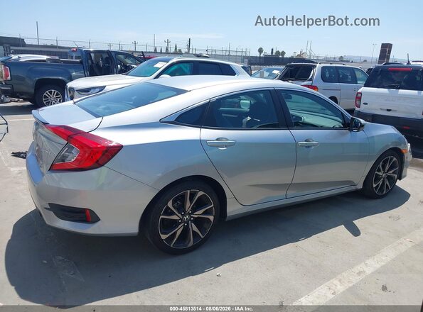 2HGFC2F88MH521142 2021 HONDA CIVIC Silver Սալոնի հետևի տեսք