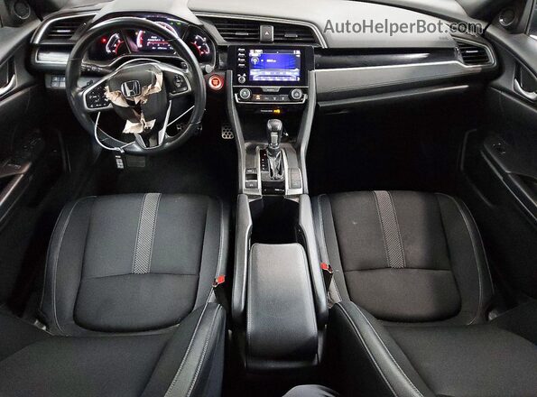 2HGFC2F88MH529502 2021 HONDA CIVIC Black Առջևի վահանակի տեսք