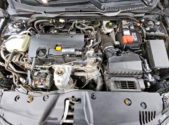 2HGFC2F88MH529502 2021 HONDA CIVIC Black Սալոնի հետևի տեսք