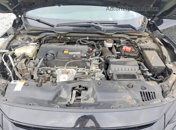 2HGFC2F88MH540600 2021 HONDA CIVIC Black Вид задньої частини салону