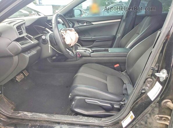2HGFC2F88MH540600 2021 HONDA CIVIC Black Вид салону спереду