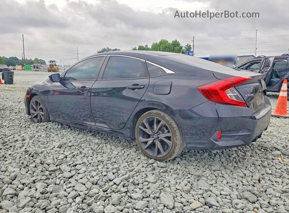 2HGFC2F88MH540600 2021 HONDA CIVIC Black Задня ліва чверть
