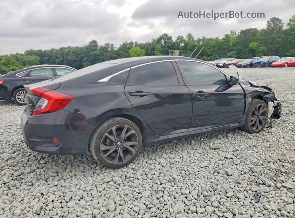 2HGFC2F88MH540600 2021 HONDA CIVIC Black Задня права чверть