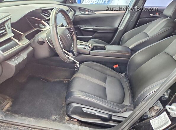 2HGFC2F88MH546574 2021 HONDA CIVIC Черный Вид салона спереди