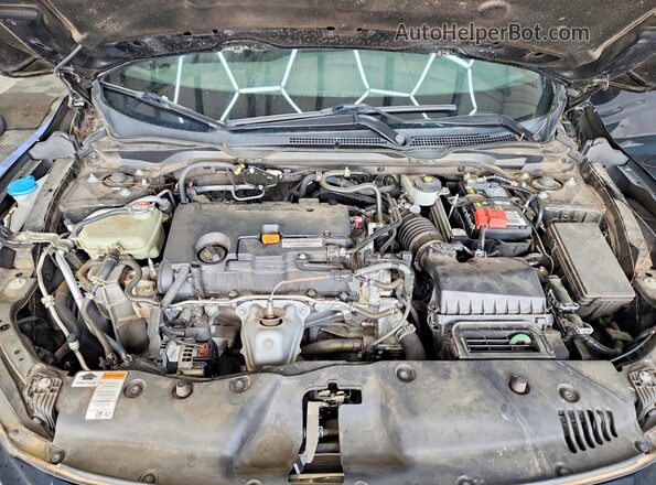 2HGFC2F88MH546574 2021 HONDA CIVIC Черный Вид задней части салона