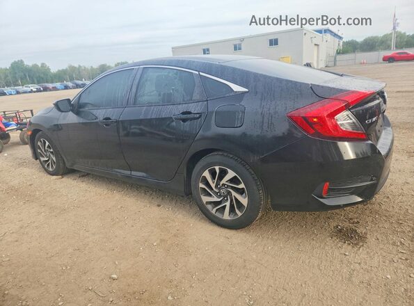 2HGFC2F89JH033104 2018 HONDA CIVIC Black Tył lewy