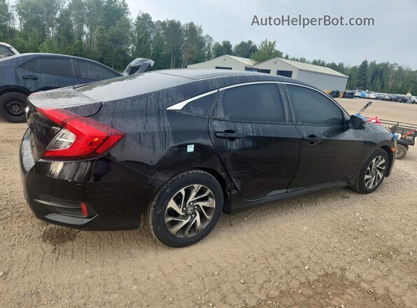 2HGFC2F89JH033104 2018 HONDA CIVIC Black Tył prawy