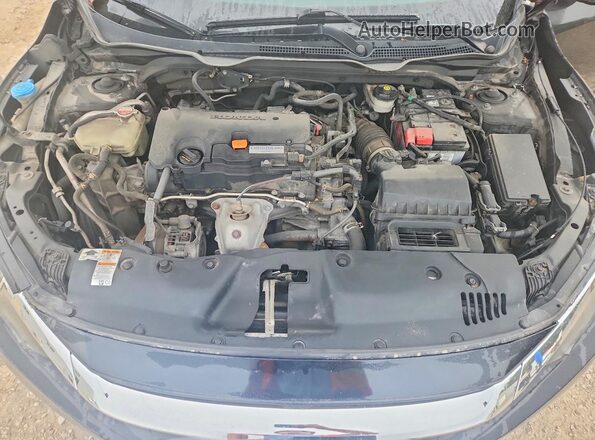 2HGFC2F89JH033104 2018 HONDA CIVIC Black Widok wnętrza z tyłu