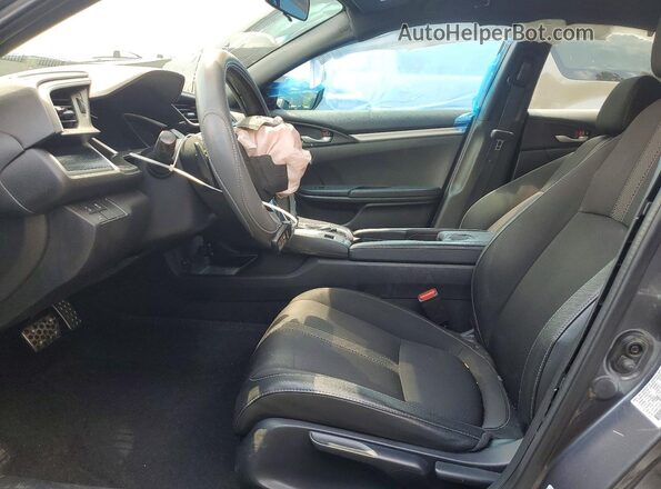 2HGFC2F89KH506081 2019 HONDA CIVIC Gray Սալոնի դիմացի տեսք