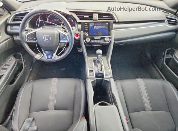 2HGFC2F89KH545270 2019 HONDA CIVIC Silver Вид панелі приладів