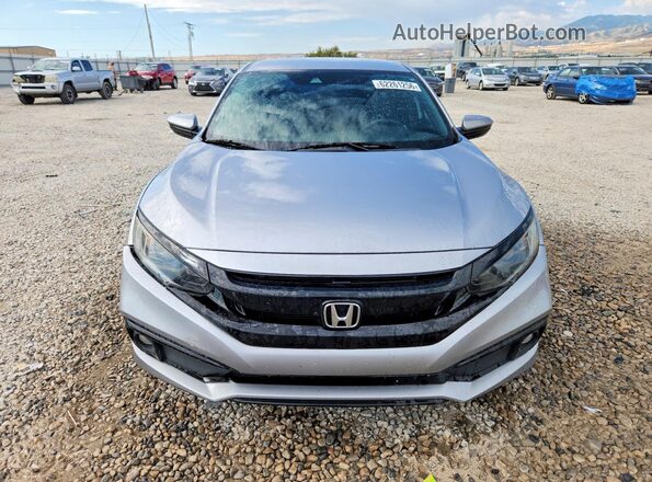 2HGFC2F89KH545270 2019 HONDA CIVIC Silver Вид спереду