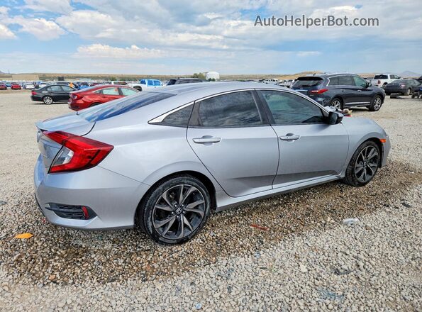 2HGFC2F89KH545270 2019 HONDA CIVIC Silver Задня права чверть
