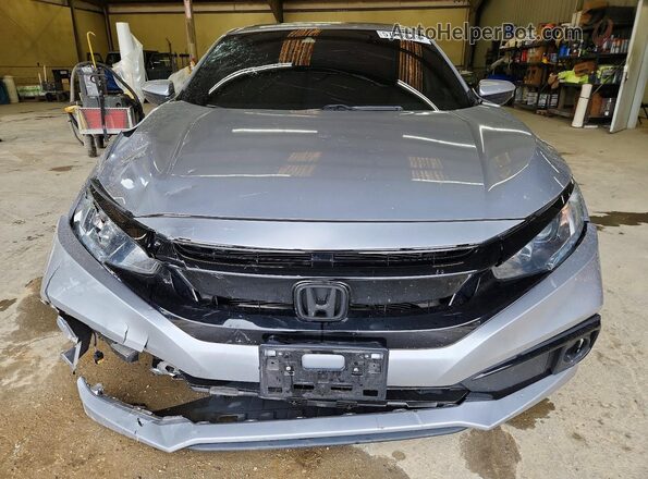 2HGFC2F89KH548833 2019 HONDA CIVIC Silver Դիմացի տեսք