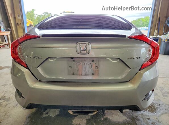 2HGFC2F89KH548833 2019 HONDA CIVIC Silver Հետևի տեսք