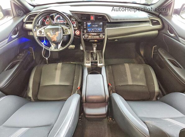 2HGFC2F89KH548833 2019 HONDA CIVIC Silver Առջևի վահանակի տեսք