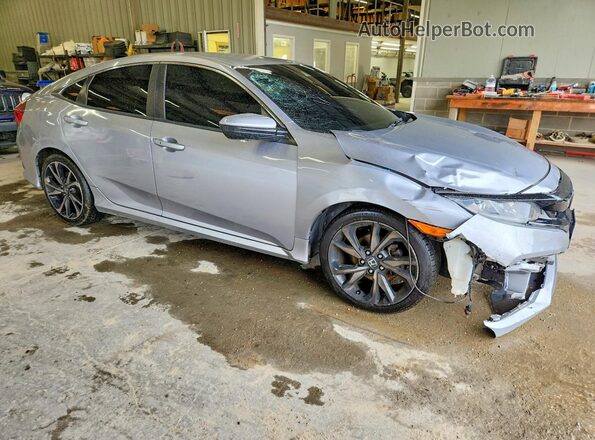 2HGFC2F89KH548833 2019 HONDA CIVIC Silver Առջևի աջ