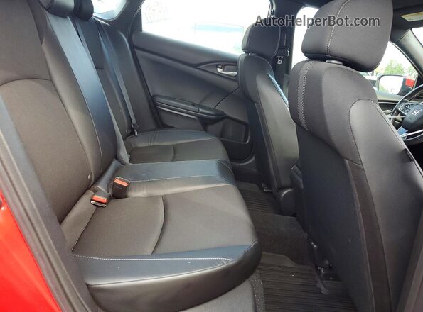 2HGFC2F89KH572243 2019 HONDA CIVIC Red Rear seats view