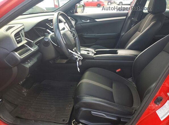 2HGFC2F89KH572243 2019 HONDA CIVIC Red Front interior view