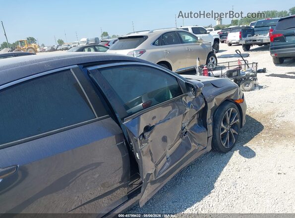 2HGFC2F89LH513064 2020 HONDA CIVIC Gray Դիմացի տեսք