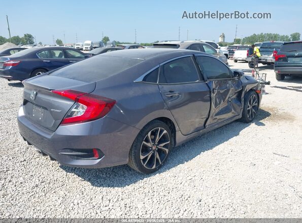 2HGFC2F89LH513064 2020 HONDA CIVIC Gray Հետևի աջ