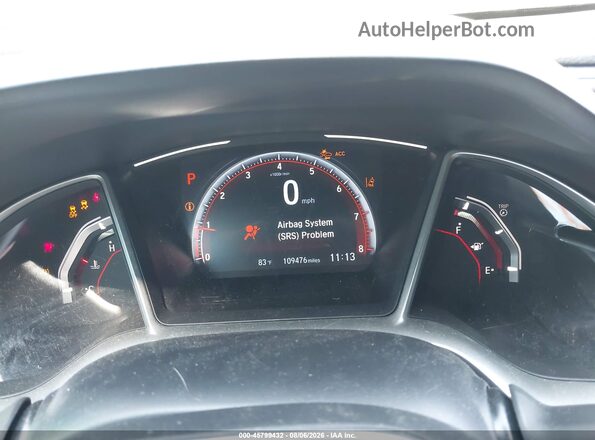 2HGFC2F89LH513064 2020 HONDA CIVIC Gray Հետևի նստատեղերի տեսք
