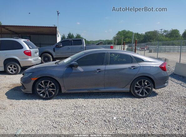 2HGFC2F89LH513064 2020 HONDA CIVIC Gray Սալոնի 360 աստիճան տեսք