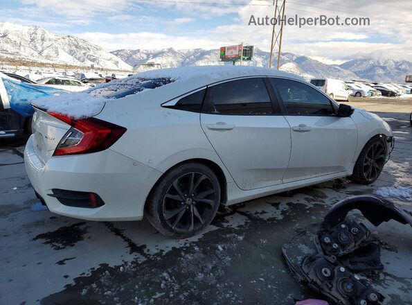 2HGFC2F89LH518314 2020 HONDA CIVIC White Trasero derecho