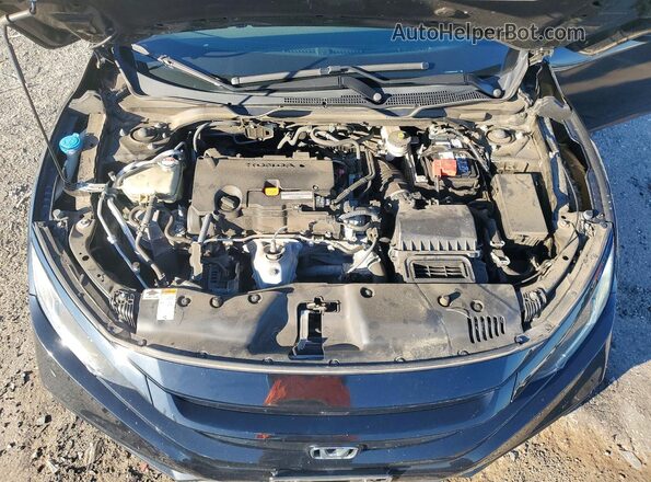 2HGFC2F89MH511087 2021 HONDA CIVIC Black უკანა სალონის ხედი