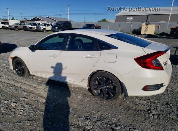 2HGFC2F8XKH014515 2019 HONDA CIVIC Белый Задняя левая четверть