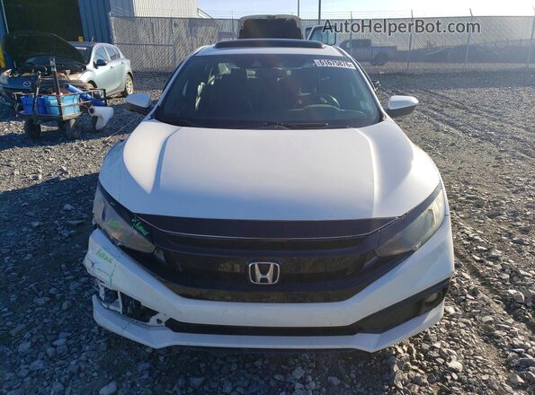 2HGFC2F8XKH014515 2019 HONDA CIVIC Белый Вид спереди