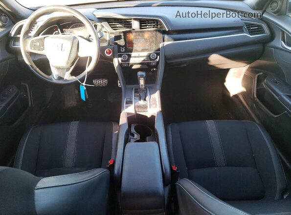 2HGFC2F8XKH014515 2019 HONDA CIVIC Белый Вид панели приборов
