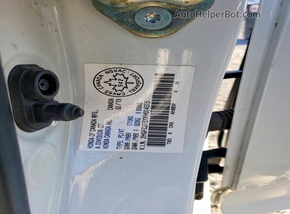 2HGFC2F8XKH014515 2019 HONDA CIVIC Белый Вид подкапотного пространства