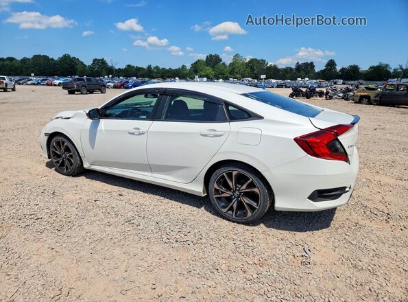 2HGFC2F8XKH521852 2019 HONDA CIVIC White უკანა მარცხენა
