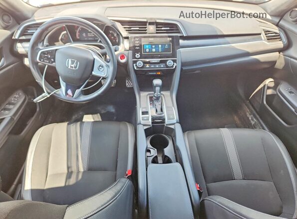 2HGFC2F8XKH521852 2019 HONDA CIVIC White წინა პანელის ხედი