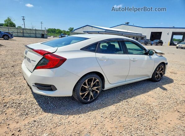 2HGFC2F8XKH521852 2019 HONDA CIVIC White უკანა მარჯვენა