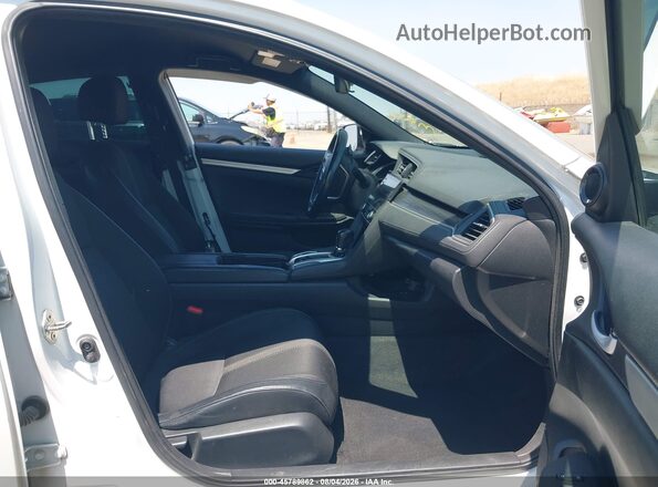 2HGFC2F8XKH529627 2019 HONDA CIVIC Белый Вид салона спереди