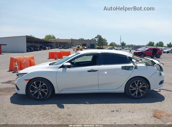 2HGFC2F8XKH529627 2019 HONDA CIVIC Белый Панорамный вид салона 360°
