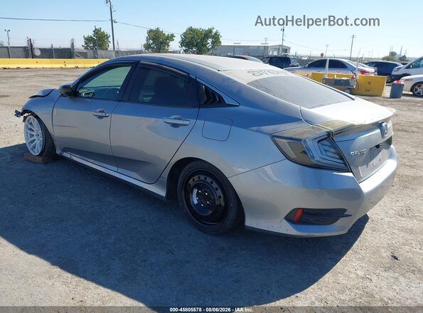2HGFC2F8XKH529868 2019 HONDA CIVIC Gray Trasero izquierdo
