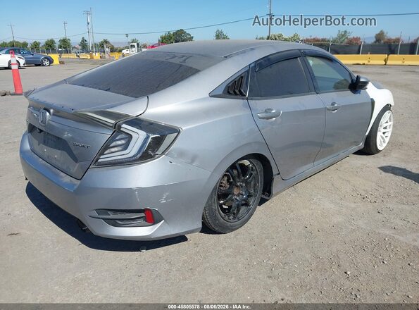 2HGFC2F8XKH529868 2019 HONDA CIVIC Gray Trasero derecho