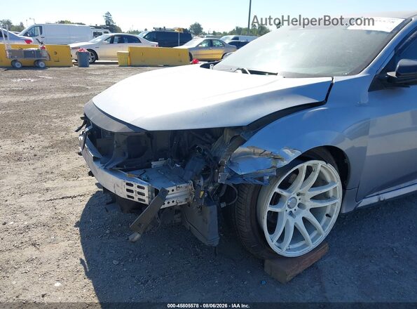 2HGFC2F8XKH529868 2019 HONDA CIVIC Gray Vista interior trasera