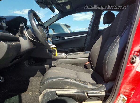 2HGFC2F8XKH548579 2019 HONDA CIVIC Red Widok wnętrza z przodu